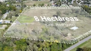Única fracción de terreno. 8 hectáreas Acceso Oeste